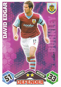 David Edgar Burnley 2009/10 Topps Match Attax #100